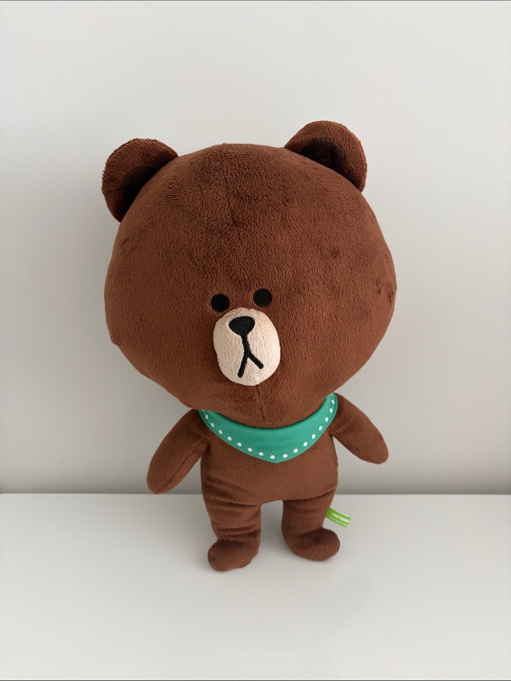 Line friends - Brown Bear Plush 🐻 - Soft Kids Stuffed Animal